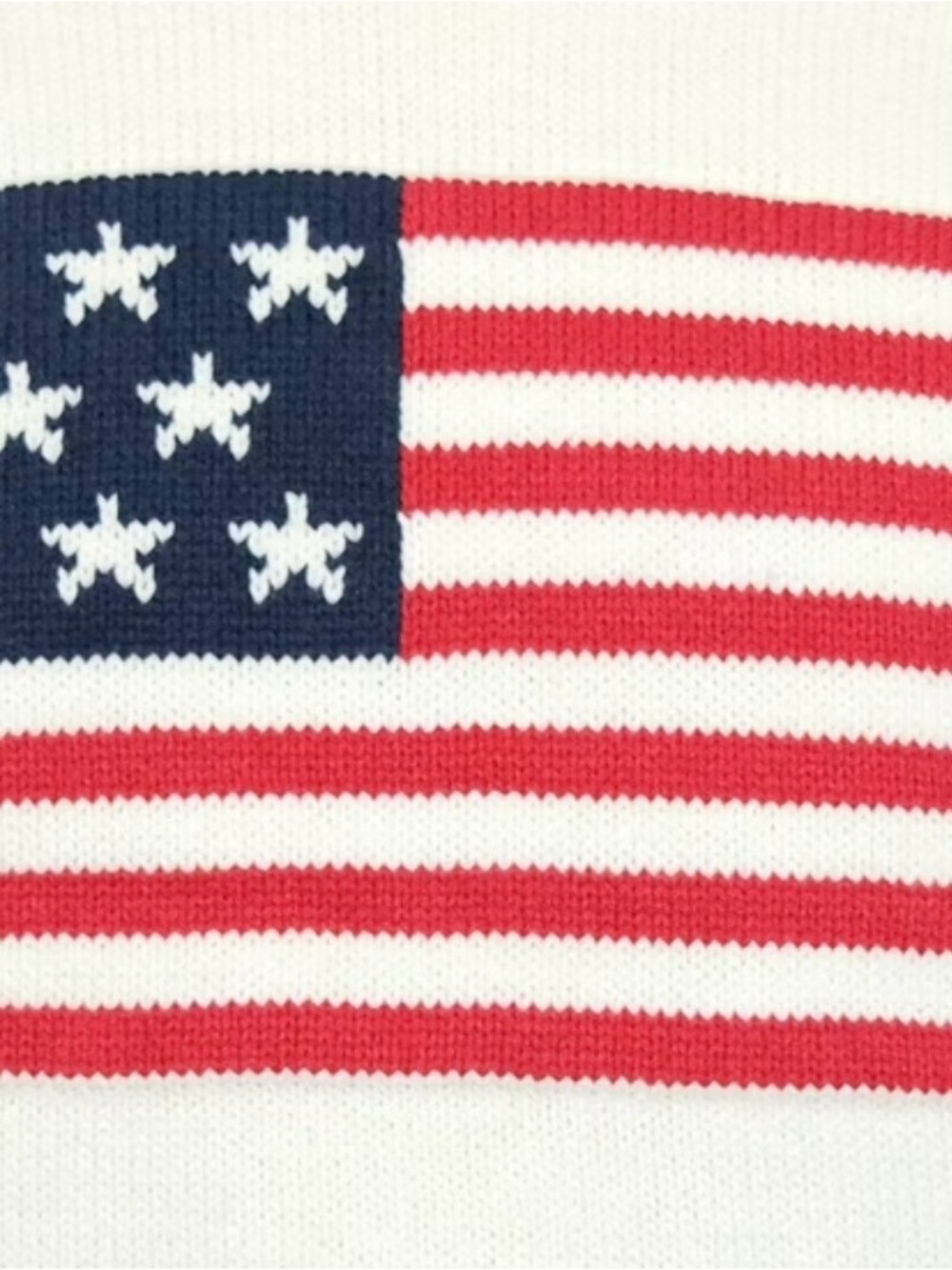 Mighty Fine Mighty Fine Women's Americana Flag Sweater July 4th Independence Day - Picture 9 of 10